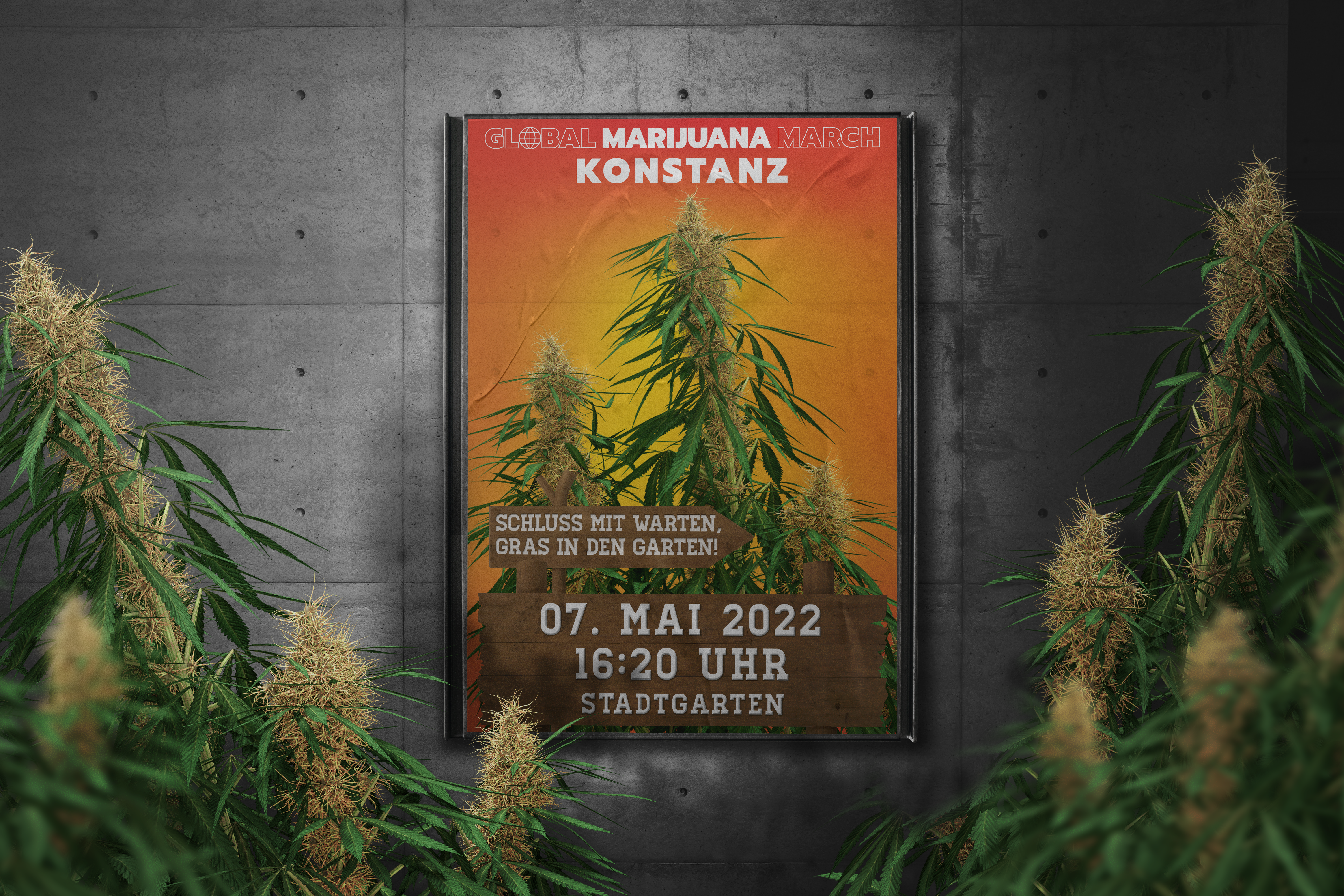 Wall Poster Mockup